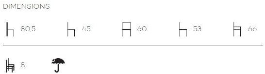 arrmet Стул для конференций штабелируемый из полипропилена с откидной крышкой Máni plastic sun-id-1397654 - Вид №4