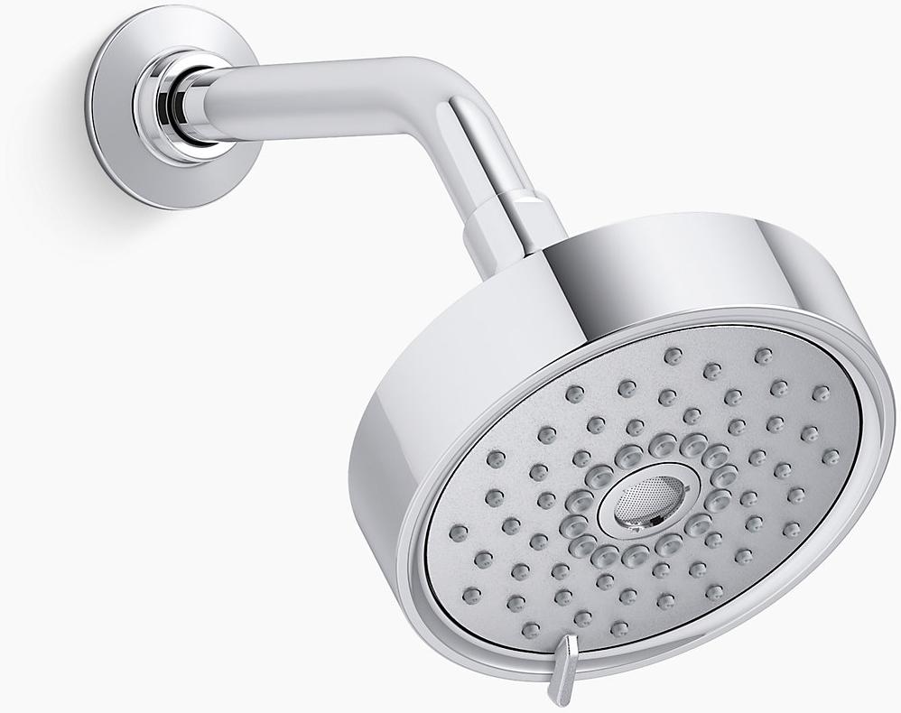 KOHLER Многофункциональная душевая лейка Purist 2,5 галлона в минуту с технологией всасывания воздуха Katalyst K-22170-SN  - Вид №1