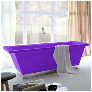 Ванна Gruppo treesse Conthea V1211AC-F фиолетовая отдельностоящая прямоугольная