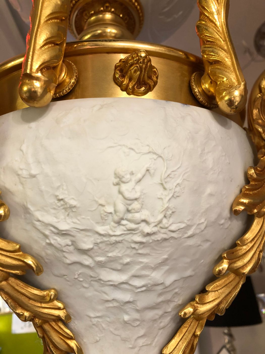 Fbai 3183/8 oro zecchino Porcellana Bisquit люстра подвесная 75920 - Вид №1