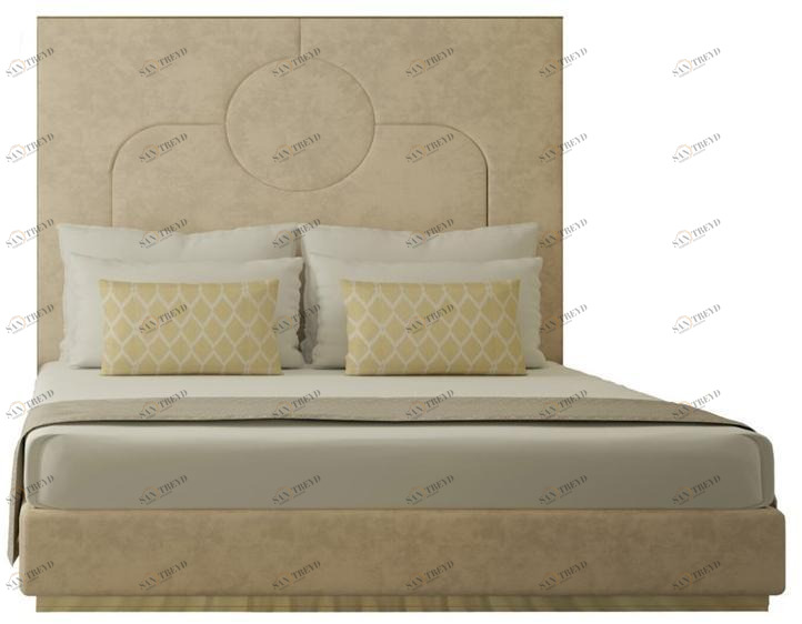 Jetclass Кровать двуспальная с обивкой и высоким изголовьем  Jmo101.16, jmo101.18, jmo101.20 