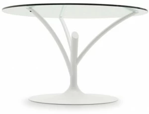 Calligaris Круглый стол из стали и стекла  Cs/4071-v 120