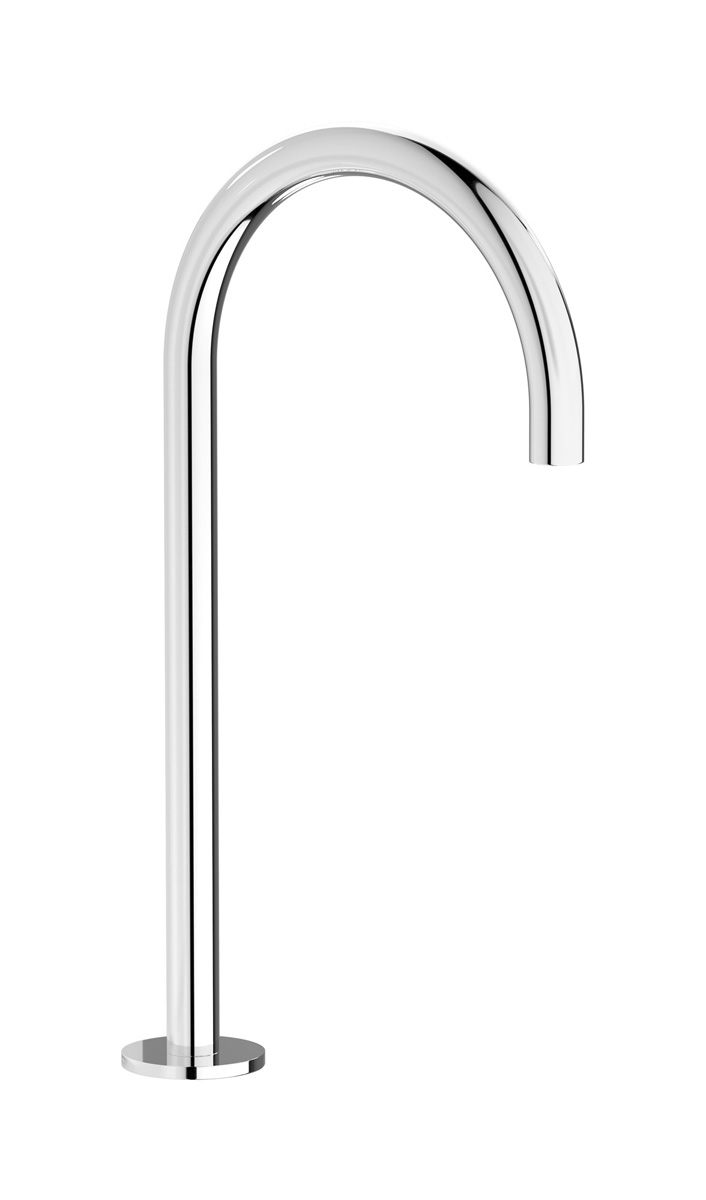 Высокий излив для накладной раковины. WE ARE IB rx395cc Chrome Reflex