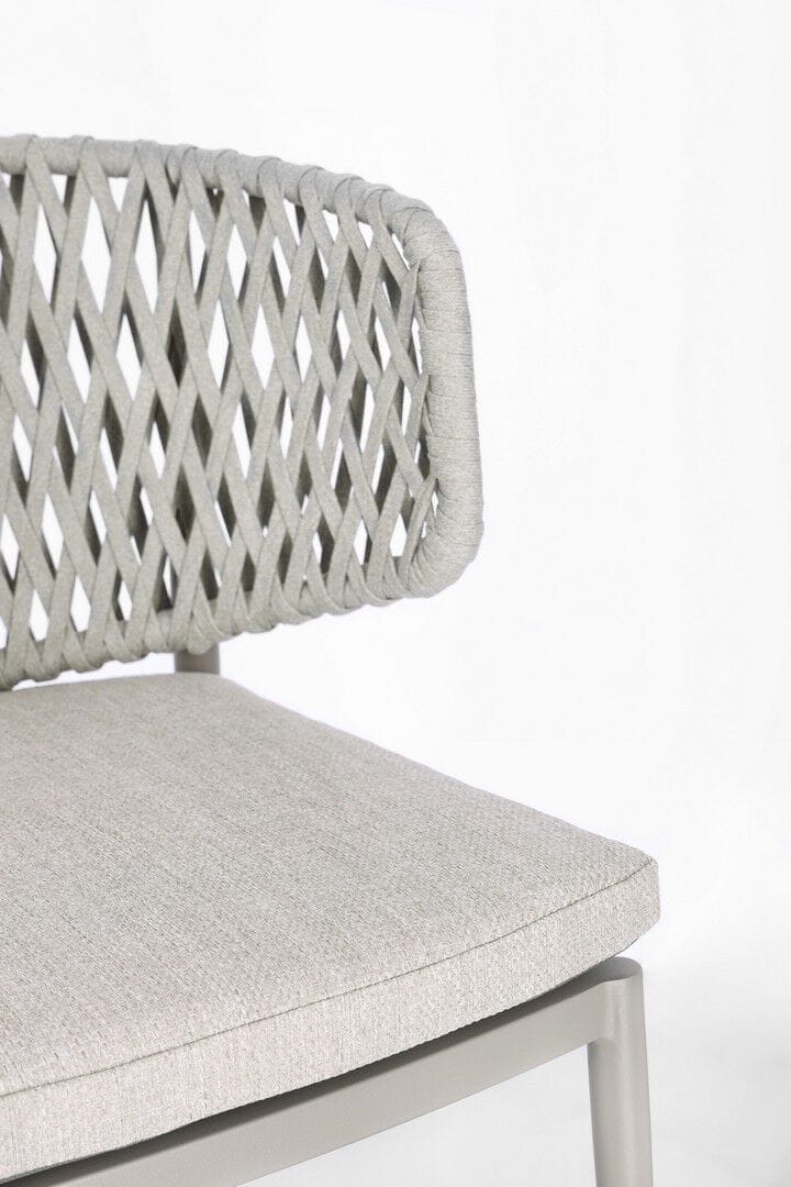 Штабелируемый садовый стул из веревки и алюминия BIZZOTTO NOELIA ARCH-00069312 - Вид №8