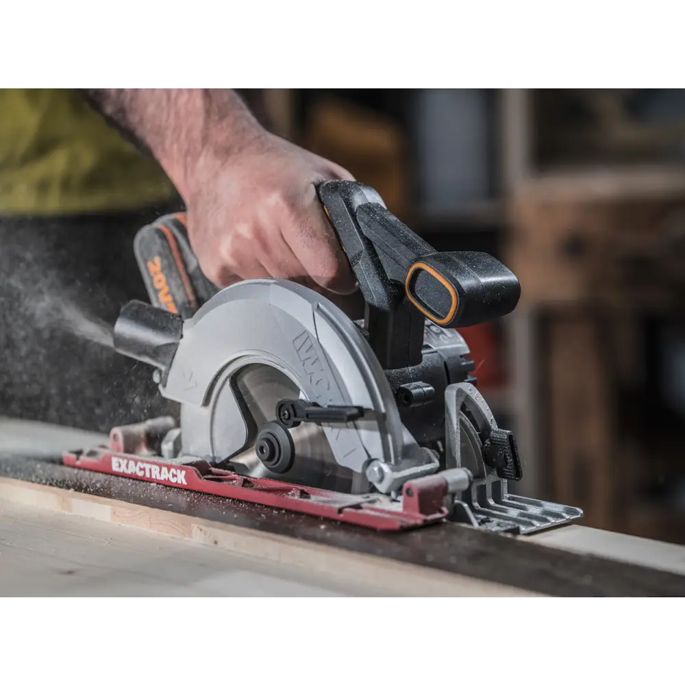 Циркулярная пила аккумуляторная Worx WX530, 165 мм, 20 В Li-ion 2 Ач 82348138 STLM-2018113  - Вид №10