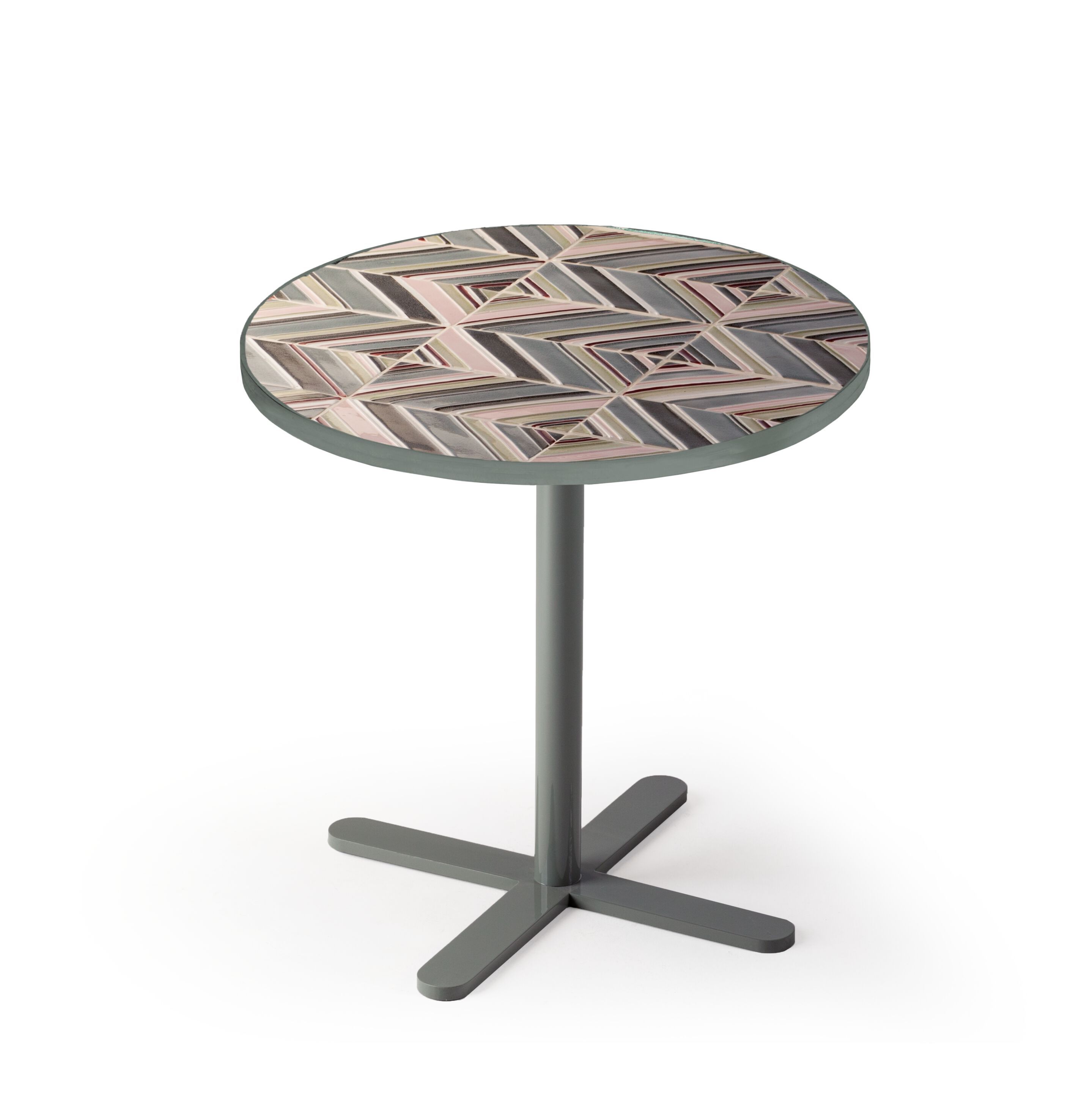 Круглый керамический стол с основанием для спиц Mambo Unlimited Ideas Caldas ARCH-00135205 - Вид №1