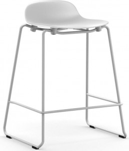 603224 Barstool 65 см Stacking Steel White Normann Copenhagen Form