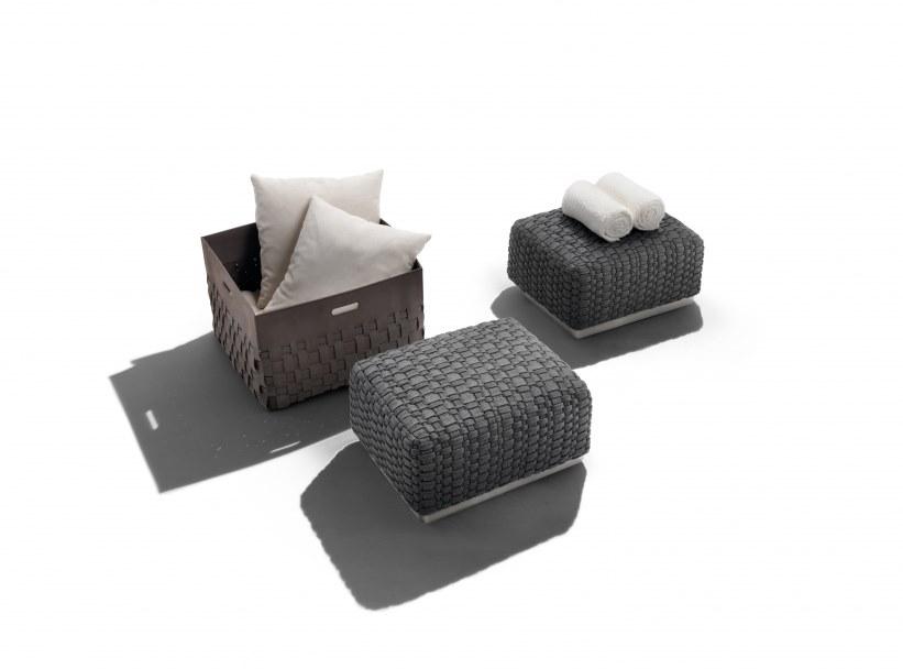 Flexform Пуф для улицы из тканого полипропиленового волокна sun-id-1442445 - Вид №3