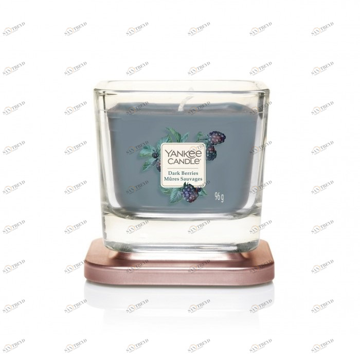 Свеча маленькая "Лесные ягоды" 96гр 18-28 часов YANKEE CANDLE ЯГОДЫ 268055 Голубой 
