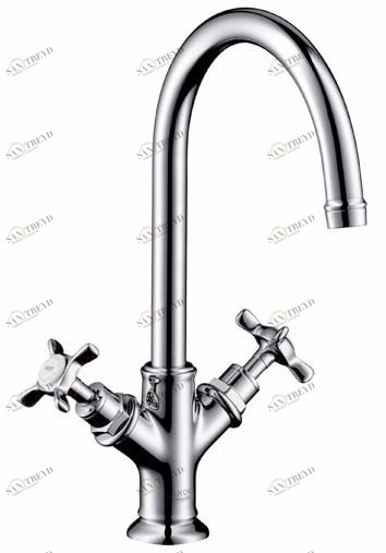 Axor Смеситель для умывальника из латуни с одним отверстием Axor montreux sun-id-1464655