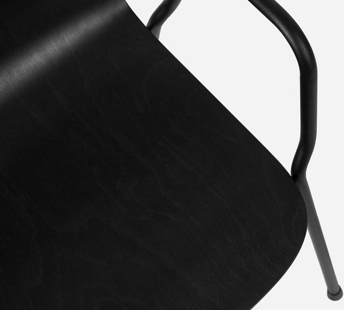 Hem Штабелируемый стул из стали и дерева с подлокотниками Touchwood sun-id-1466868 - Вид №4