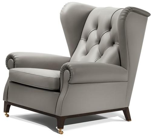 Poltrona Frau Стеганое кожаное кресло с подлокотниками La collezione - divani e poltrone sun-id-1475501 - Вид №1