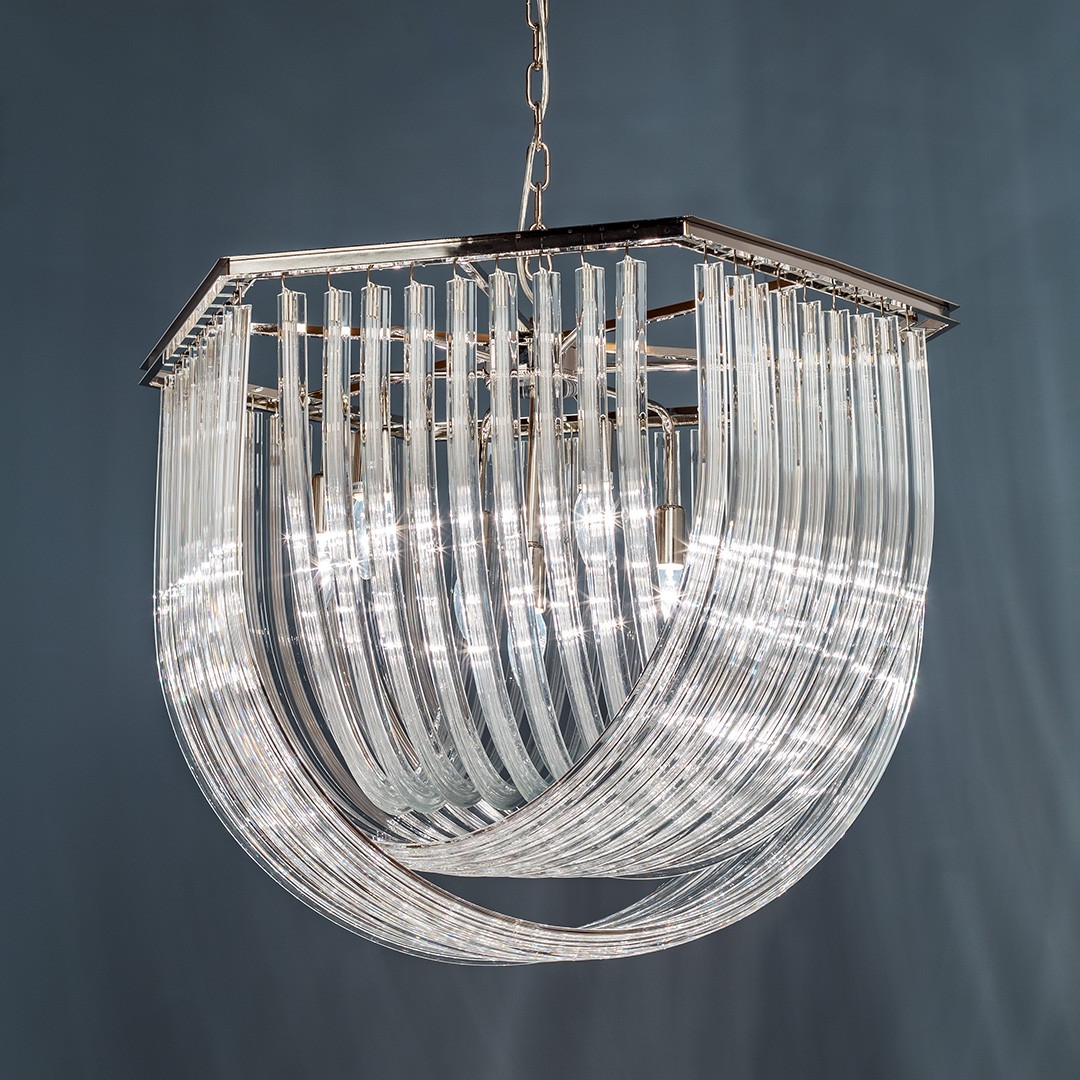 Frezia Light 1013 chrome люстра подвесная 116028 - Вид №2