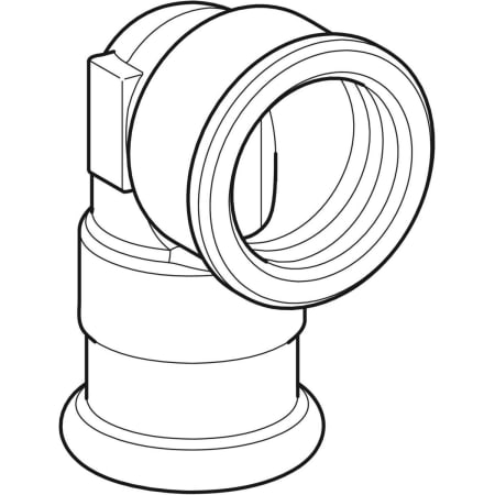 63866 Переходной угольник Geberit Mapress из меди 90°, с внутренней резьбой Geberit  - Вид №1