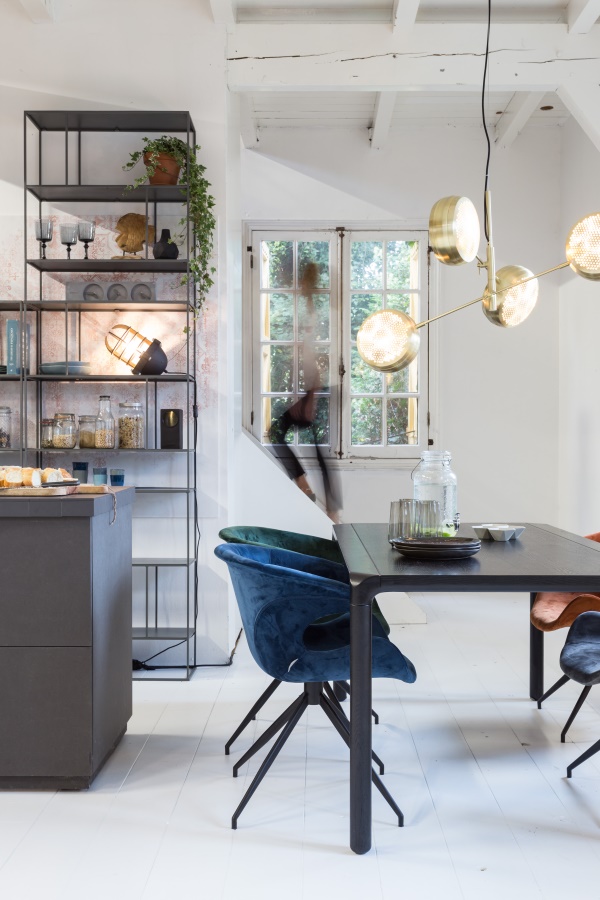 Кресло Mia серое под бархат Zuiver 1200150 - Вид №5