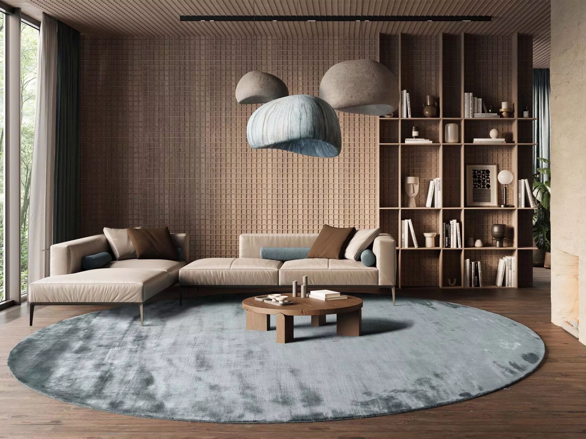 Изготовленный на заказ ковер ручной работы вискозы miinu REVOLUTION V ARCH-00150572 - Вид №1