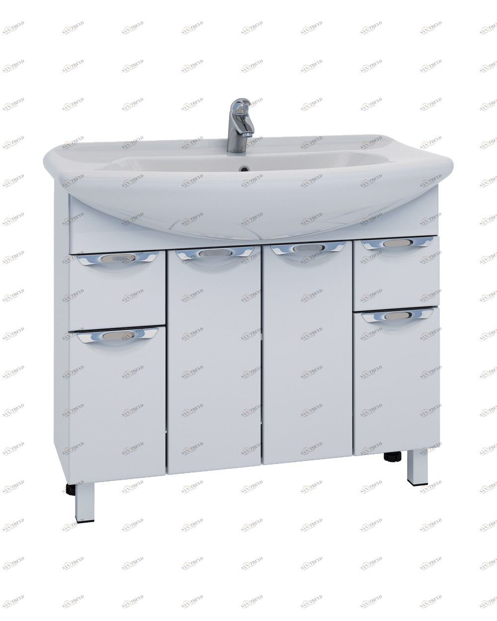 Тумба Callao 1050 (под ум Энигма)1000⨉300⨉830 мм белый Santreyd sun-id-664524