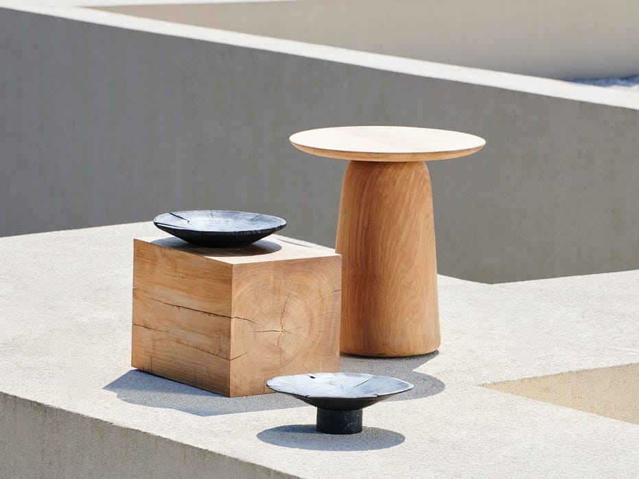 Круглый стол из тикового дерева TRIBÙ дюны ARCH-00062659 - Вид №4