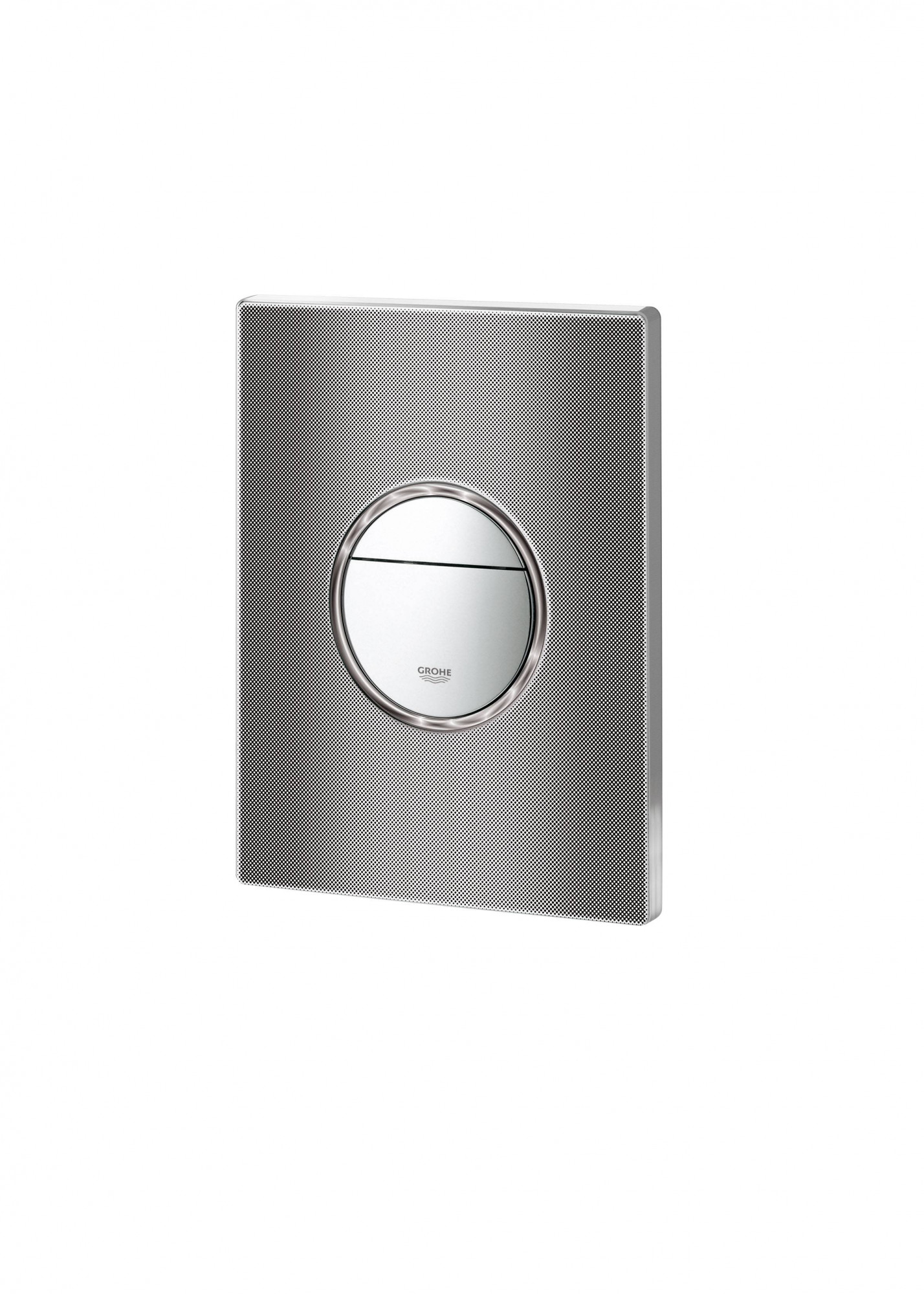 Панель смыва для унитаза GROHE Nova Cosmopolitan Print (3 режима смыва), хром/черная графика (38847XG0)