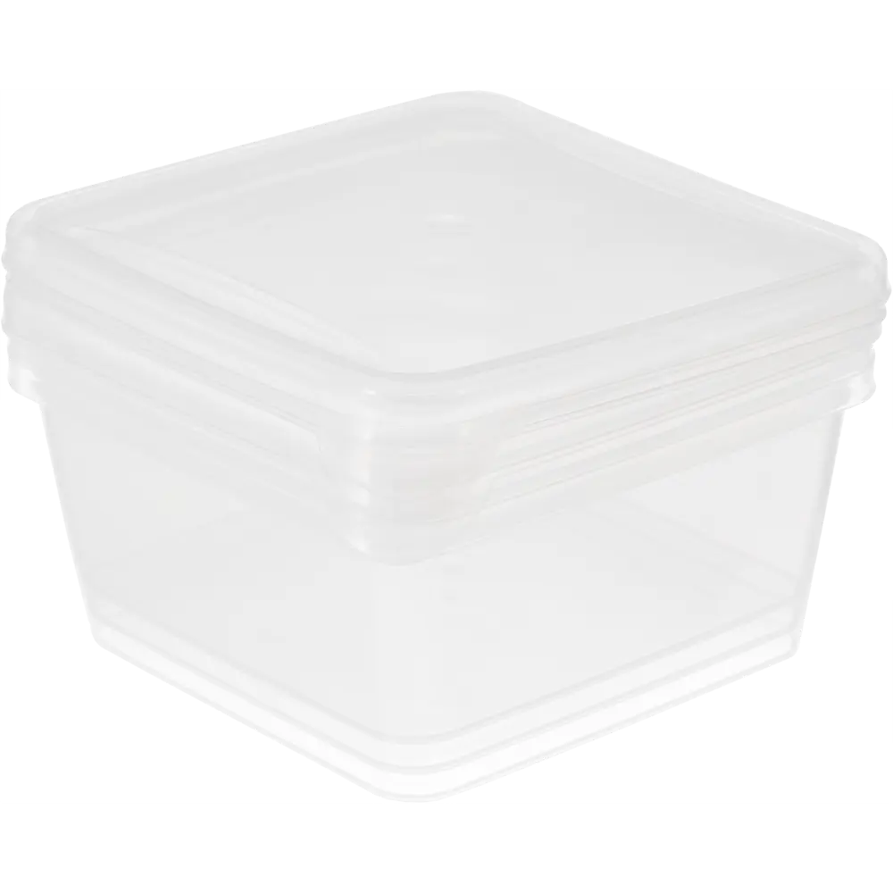 Емкость для заморозки Plast Team 0.45 л пластик цвет прозрачный 3 шт STLM-2171461 - Вид №3