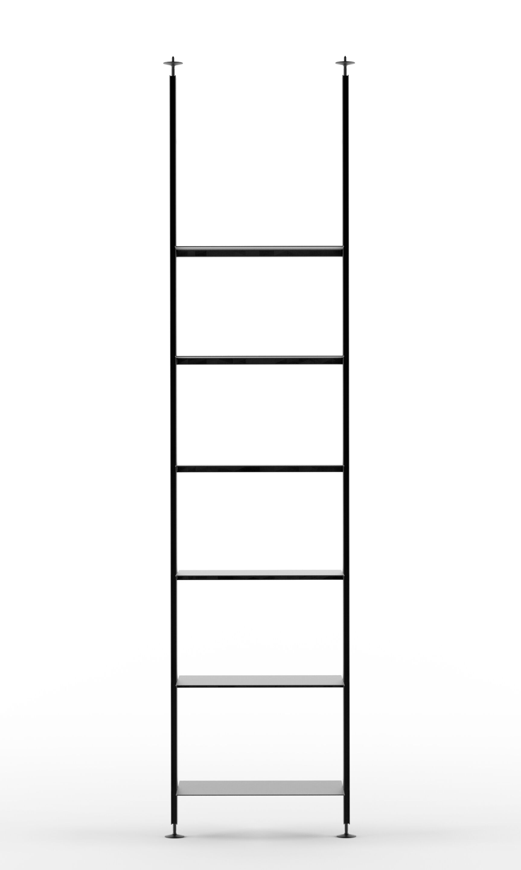 Алюминиевый книжный шкаф с креплением пол-потолок Alias Aline ARCH-00135905 - Вид №1