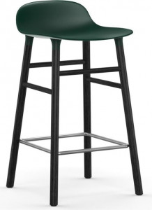 603216 Барный стул 65 см, черный, зеленый, Normann Copenhagen Form