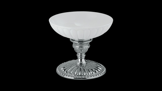 AA722 Мыльница в ванную, настольная, керамическая bagno&associati AIDA Bagno & Associati