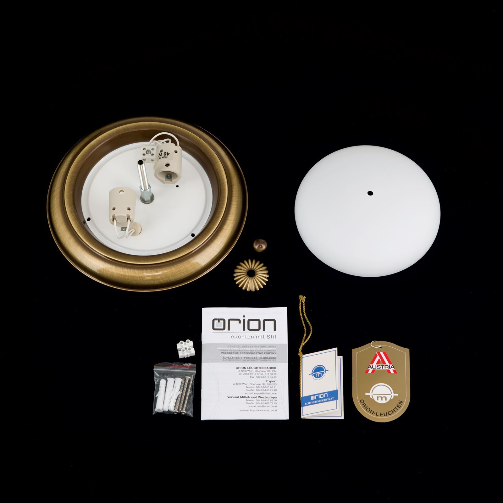 Потолочный светильник из опалового стекла Orion ARCH-00113638 - Вид №4