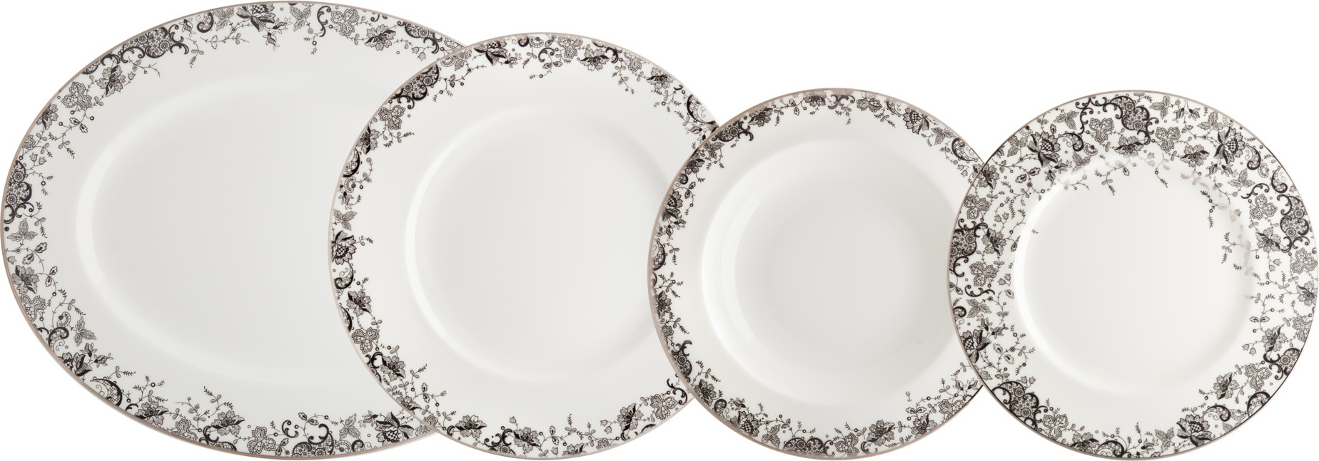 10640436 Lenox Столовый сервиз Lenox "Французское кружево,Маркеса" 4/17 Фарфор, Керамика 