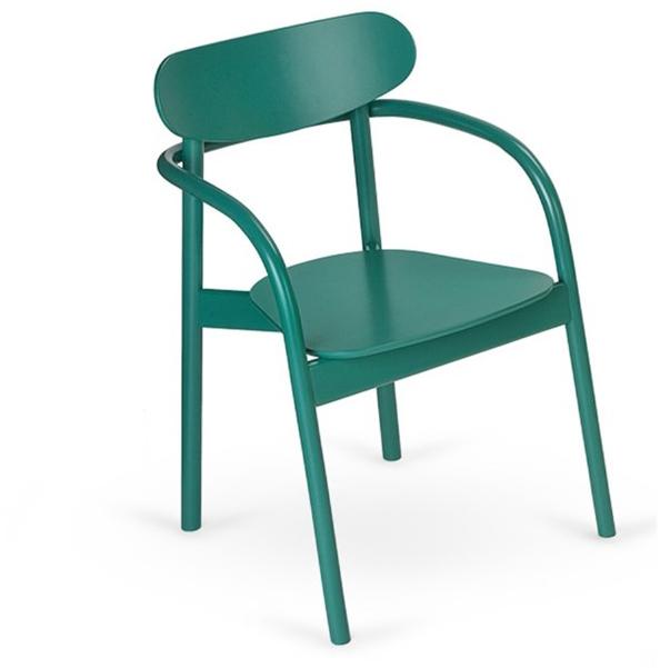 Paged Стул из лакированного дерева штабелируемый с подлокотниками sun-id-1444253 - Вид №1