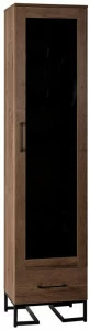 2514 Шкаф витрина Loft Дуб Табак R-HOME