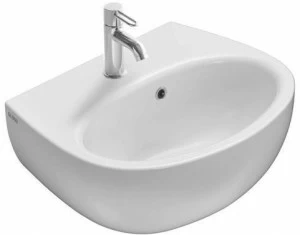 Подвесная раковина настенная овальная Ceramica Globo Grace белая