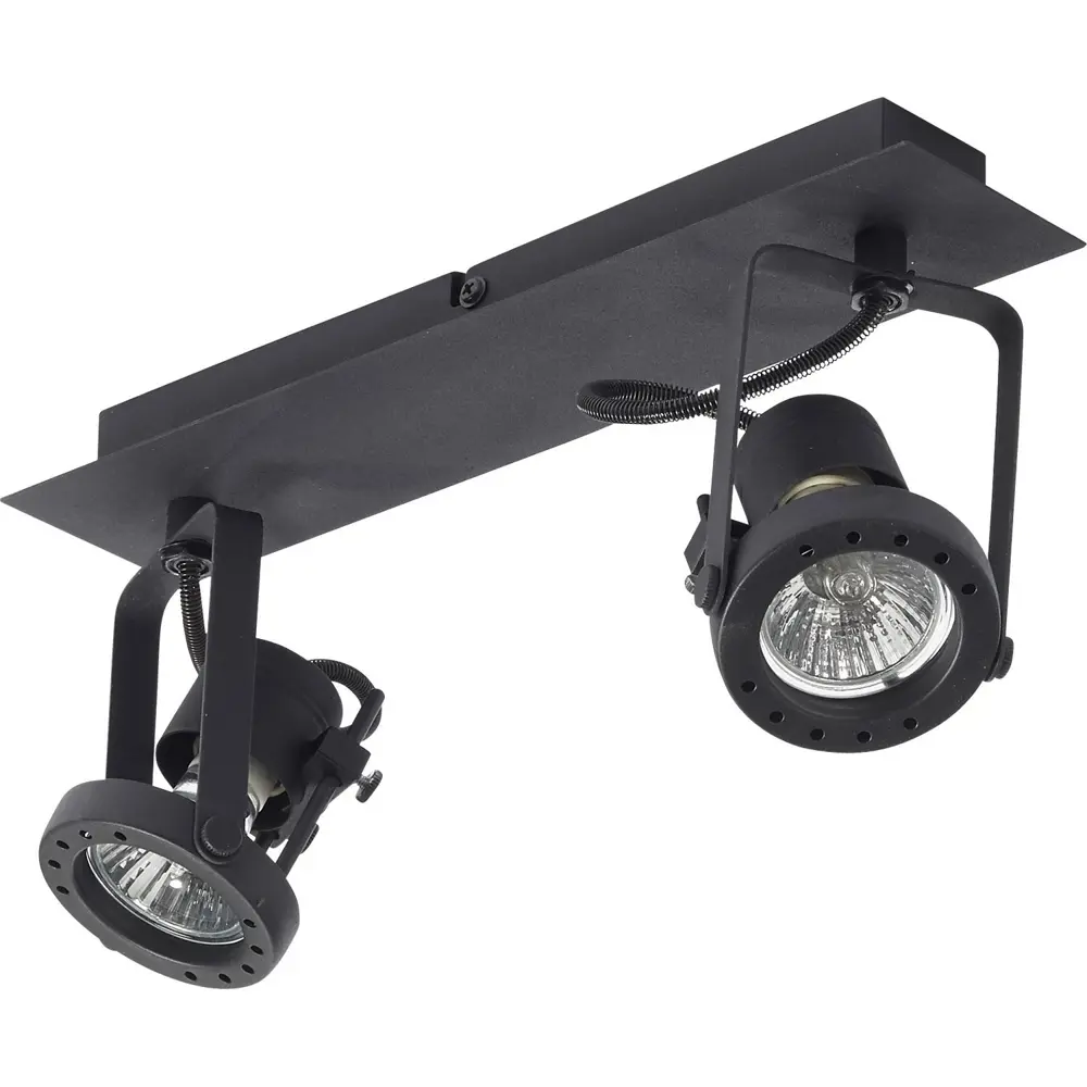 Спот поворотный Technic, 2 лампы, 4.2 м², цвет чёрный матовый 82251884 STLM-2179964 INSPIRE 
