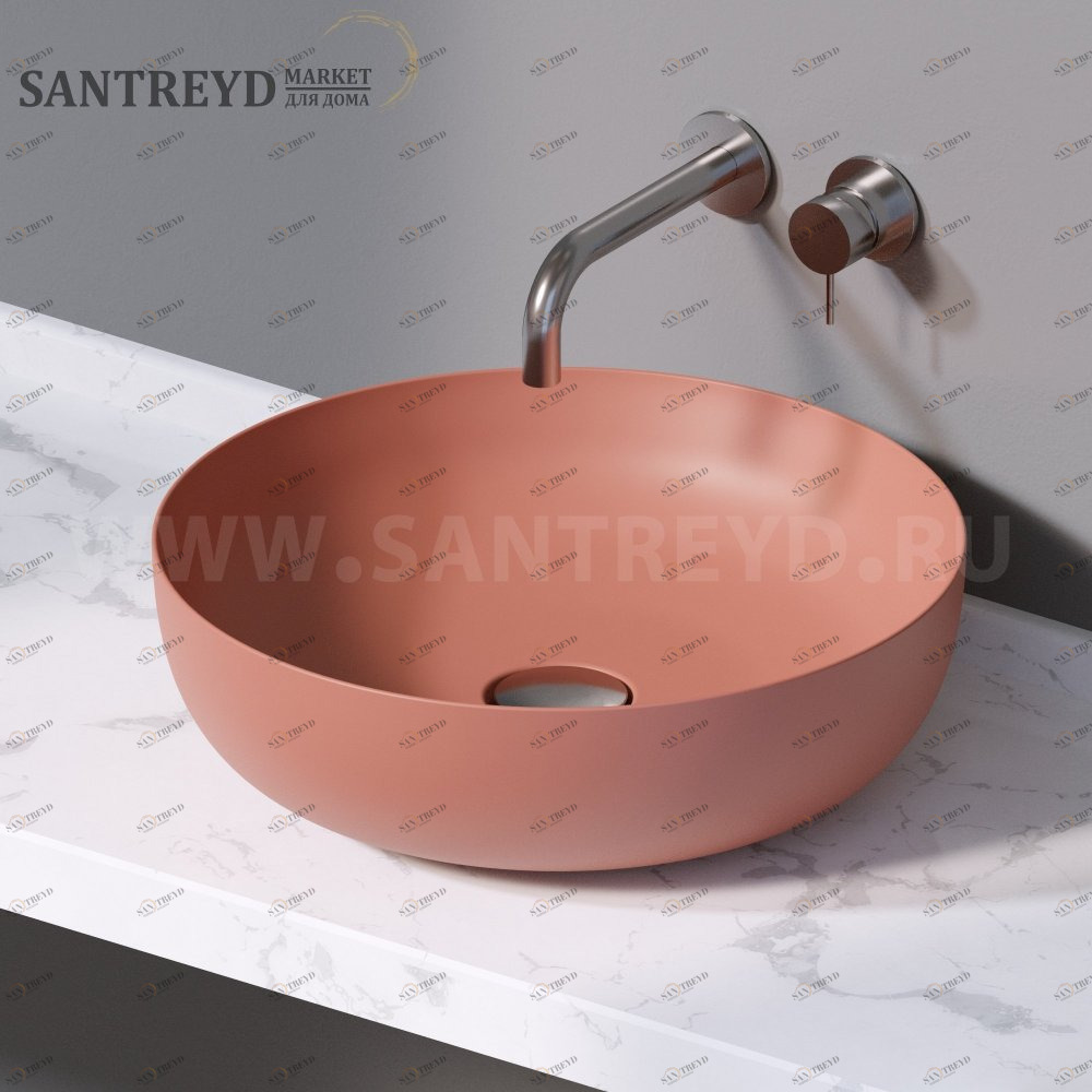 L615142 Накладная раковина на столешницу  круглая A. e T. Italia ELITE AeT ITALIA