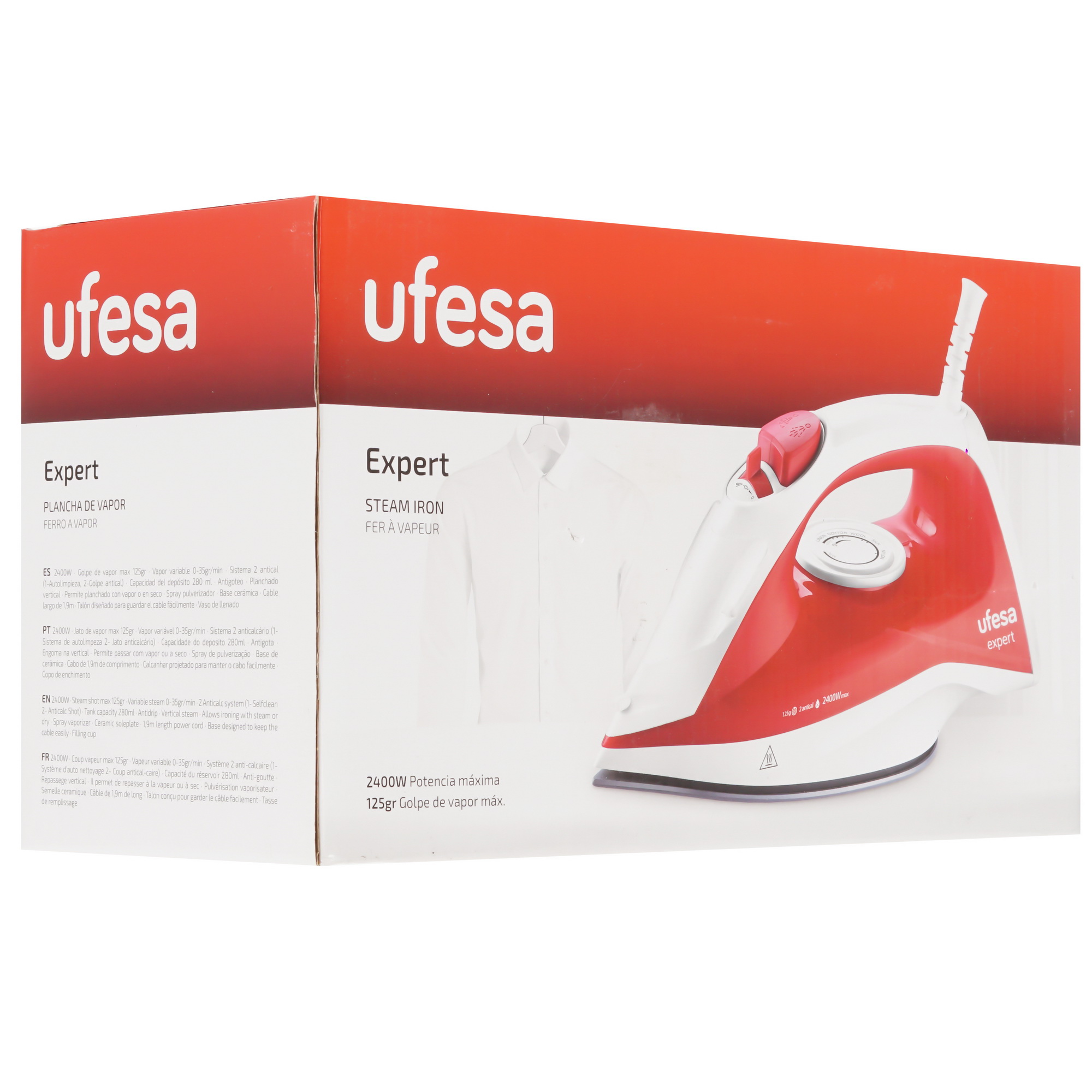 9140841 Утюг UFESA PV1100C EXPERT красный STDN-0037404 - Вид №8