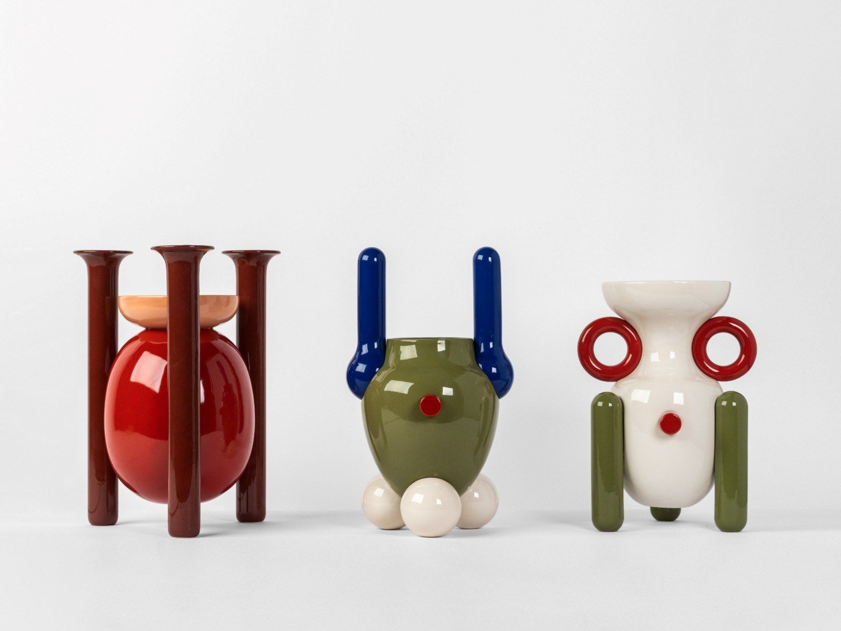 Керамическая ваза ручной работы BD Barcelona Explorer ARCH-00133765 - Вид №2