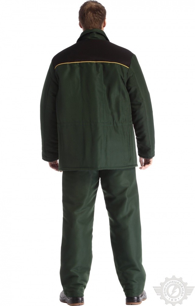 62267 Костюм "Дон" зеленый  Зимняя спецодежда  размер 64-66/182-188  - Вид №7