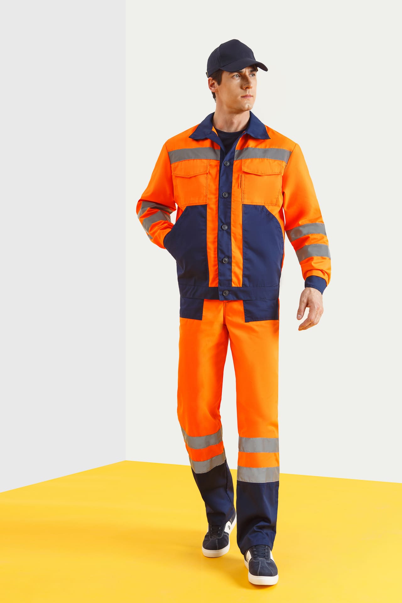 65939 Костюм "Магистраль" с СВП  Летняя спецодежда  размер 48-50/182-188  - Вид №6