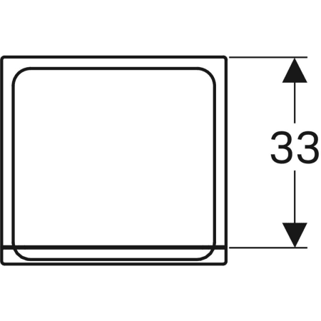 869032000 Шкафчик средней высоты Geberit Renova Plan с двумя дверями и одним выдвижным ящиком Geberit  - Вид №2