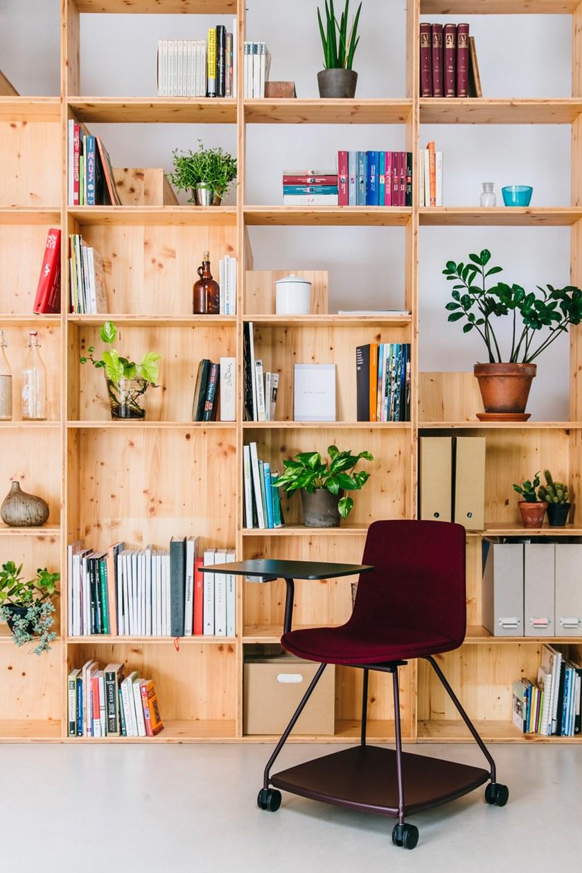 ENEA Стул для конференций из полипропилена с ящиком для хранения Tray sun-id-1463772 - Вид №11