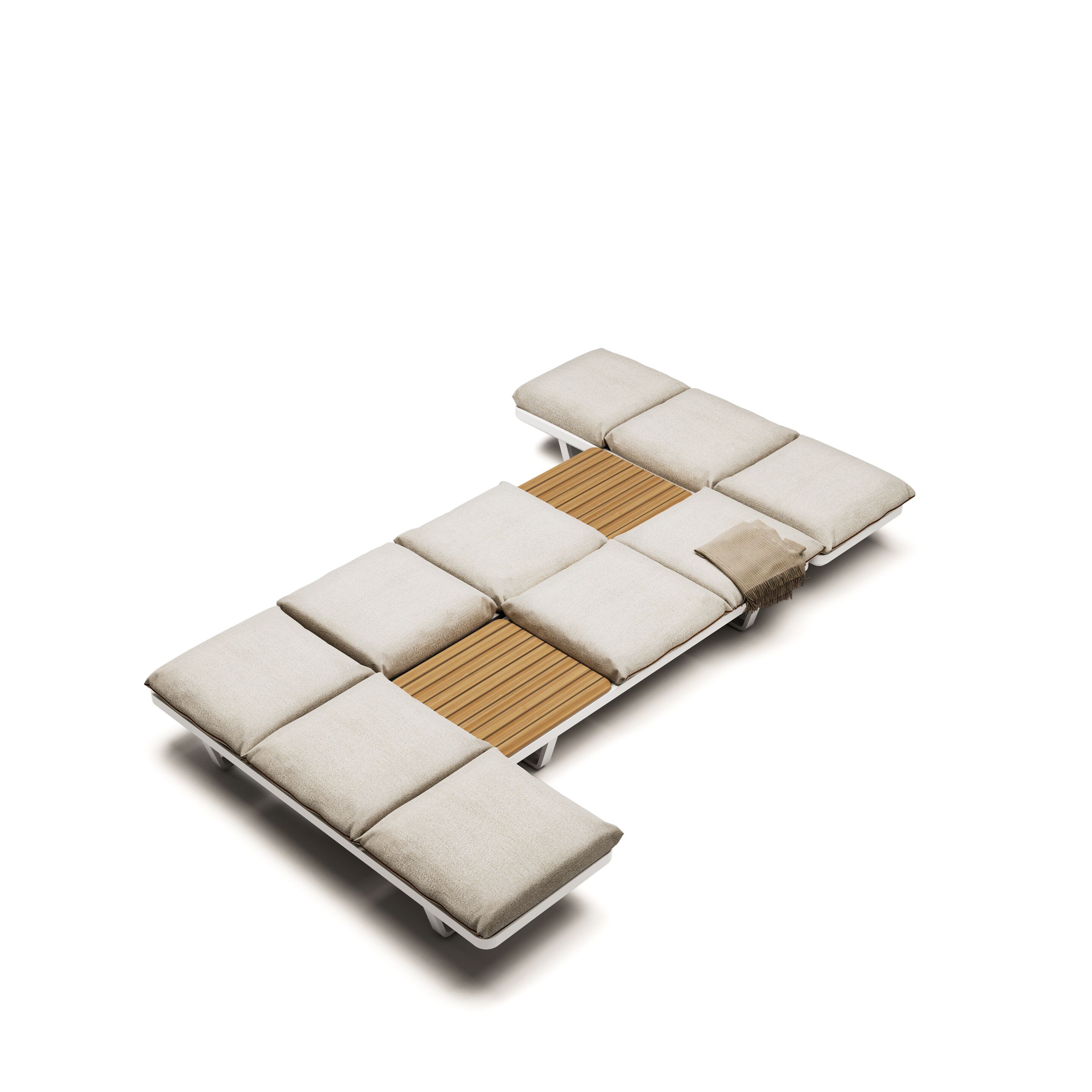 Ткань квадратный сад пуфик Atmosphera Венеция ARCH-00007288 - Вид №4