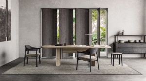 Стул из ясеня с мягким сиденьем