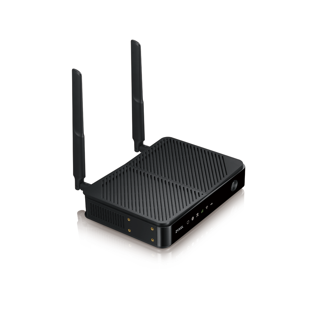 LTE3301-PLUS-EU01V1F lte3301 indoor lte router, 802.11ac (2,4 и 5 ghz) up to 300+867 mb/s, lte/3g/2g, 2 sma-f for external lte antennas, 4xlan ge (1xwan ge), 1xusb2.0 ZyXEL Santreyd  - Вид №2