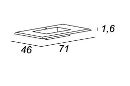 Мебель для ванной CEZARES BELLAGIO 70 Green Stone - Вид №5