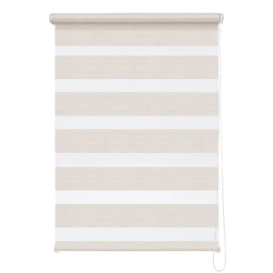 Рулонная штора день-ночь MIAMOZA Liza 40×160 см бежевая 89224848