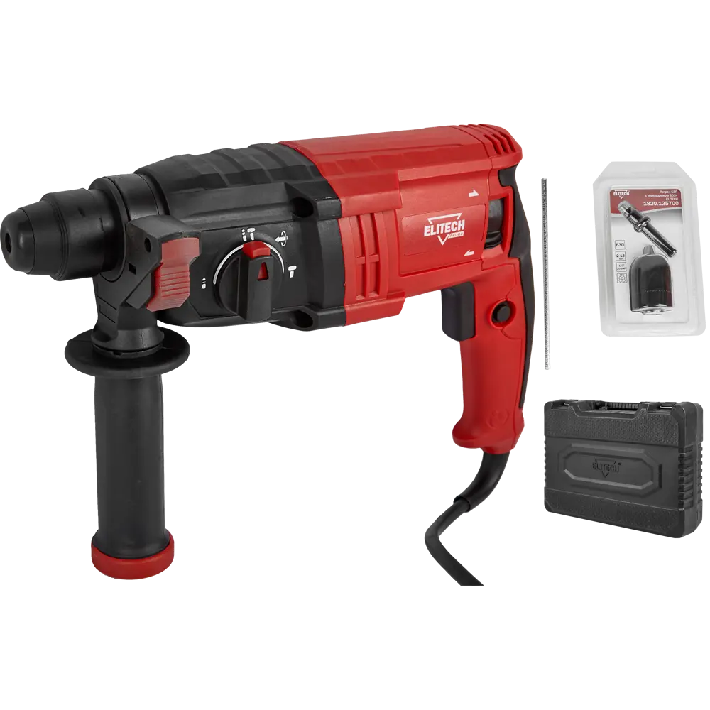 Перфоратор сетевой SDS-plus Elitech П0724РЭМ, 750 Вт, 2.3 Дж 85560634 STLM-2190093 