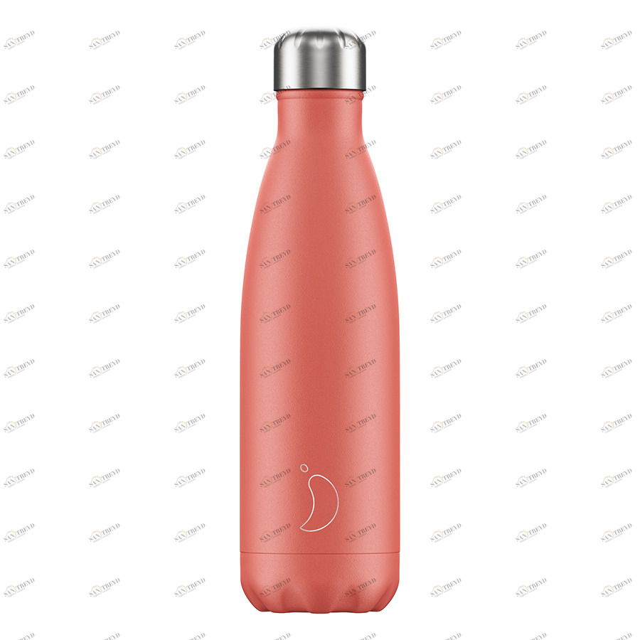 Термос 500 мл розовый Pastel Coral CHILLY'S BOTTLES ДИЗАЙНЕРСКИЕ 00-3948022 Красный 
