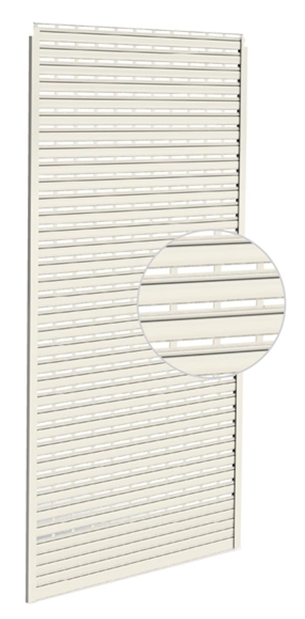 Штранг-прессованные алюминиевые жалюзи с прорезями для защиты от взлома Mv Line специальные рольставни ARCH-00088086 - Вид №4