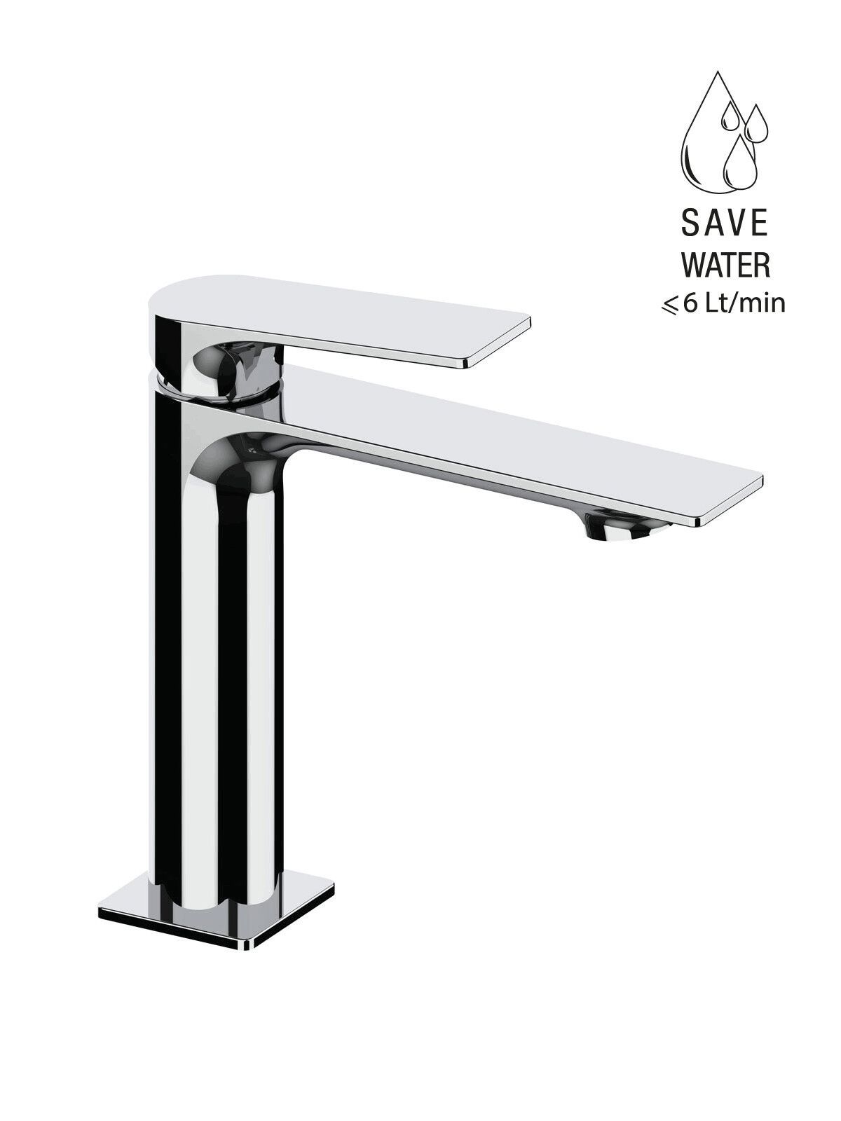 Однорычажный смеситель для раковины без слива Rubinetterie Frattini Narciso ARCH-00051367 - Вид №1