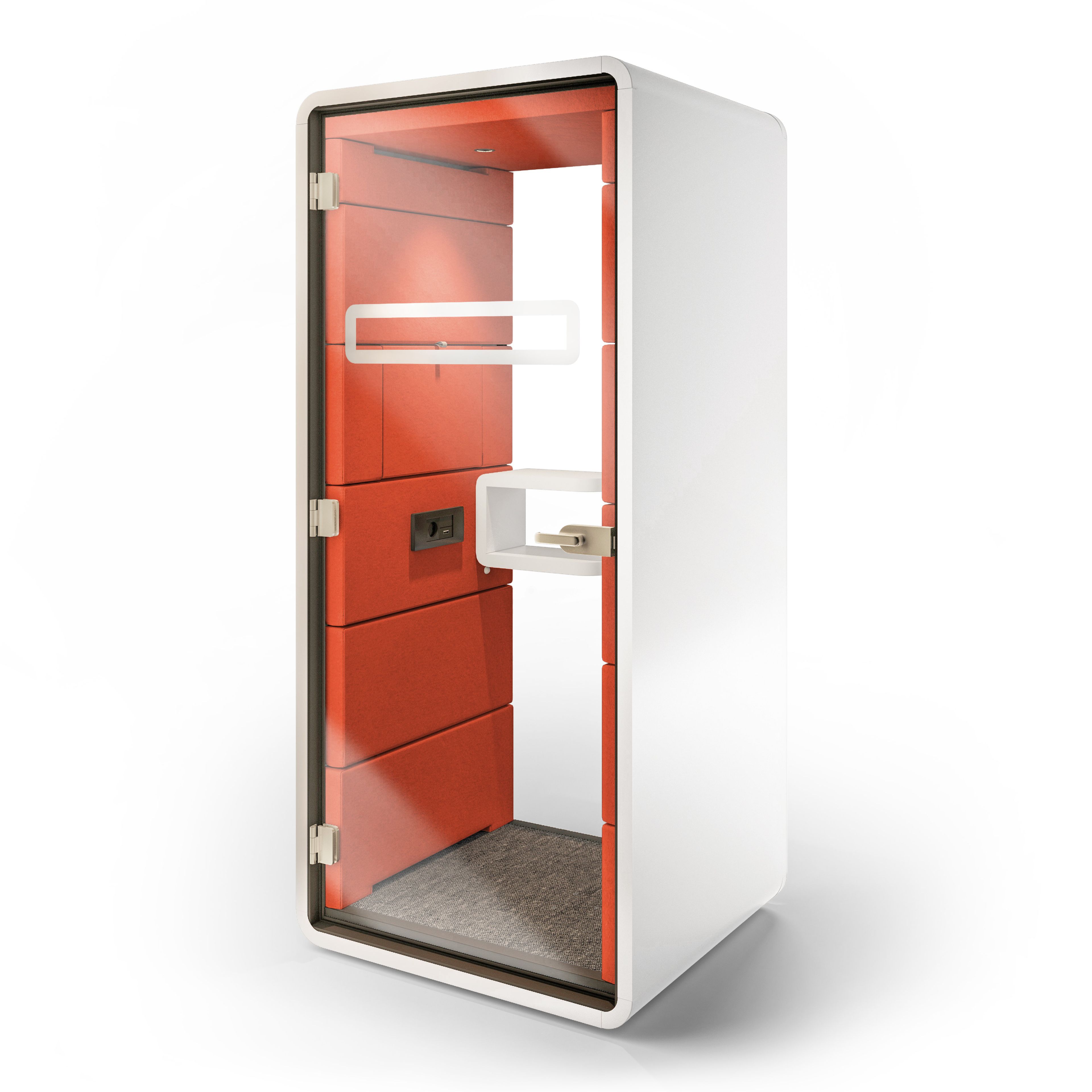 Одноместная акустическая офисная кабина со встроенным освещением Mikomax Smart Office Hushoffice ARCH-00139656 - Вид №37